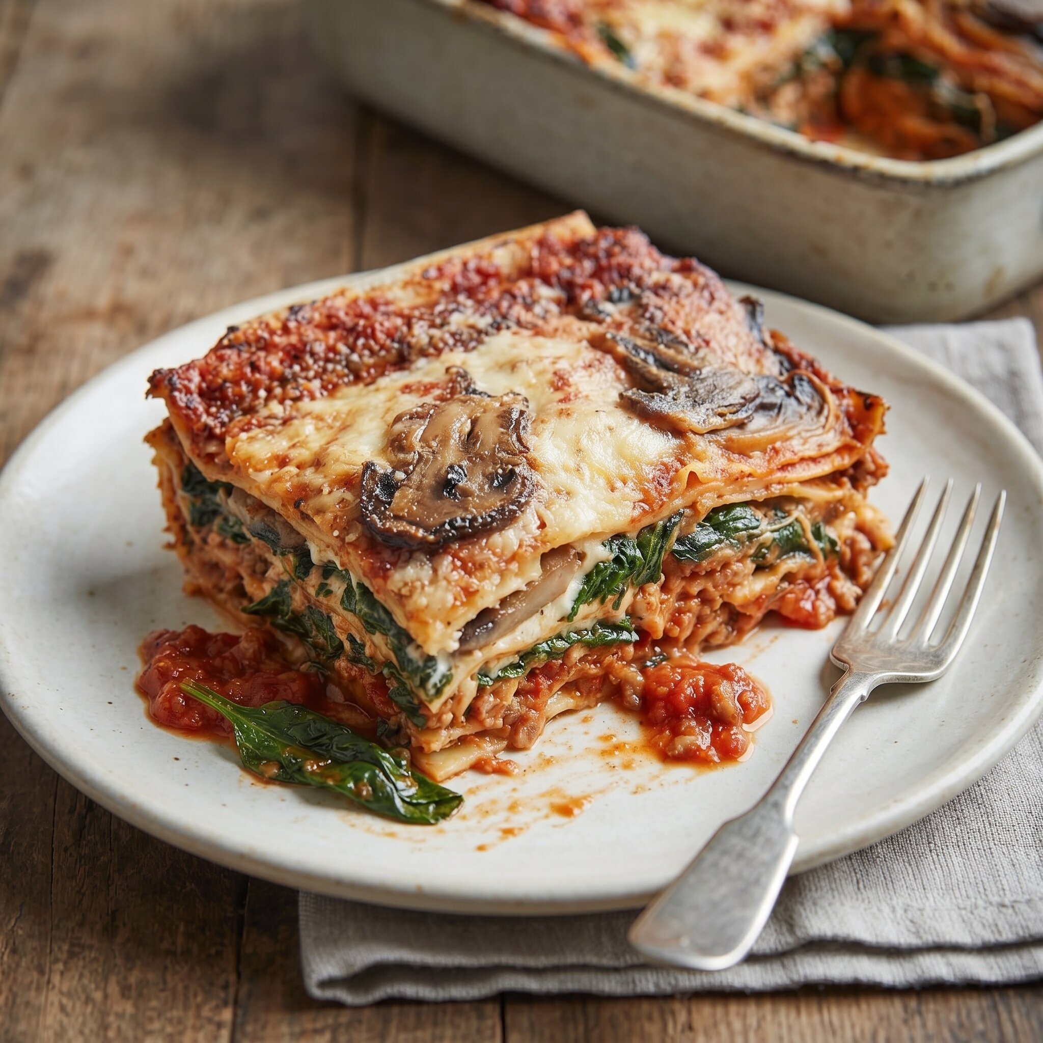 How to Make Mary Berry Spinach And Mushroom Lasagne Recipe