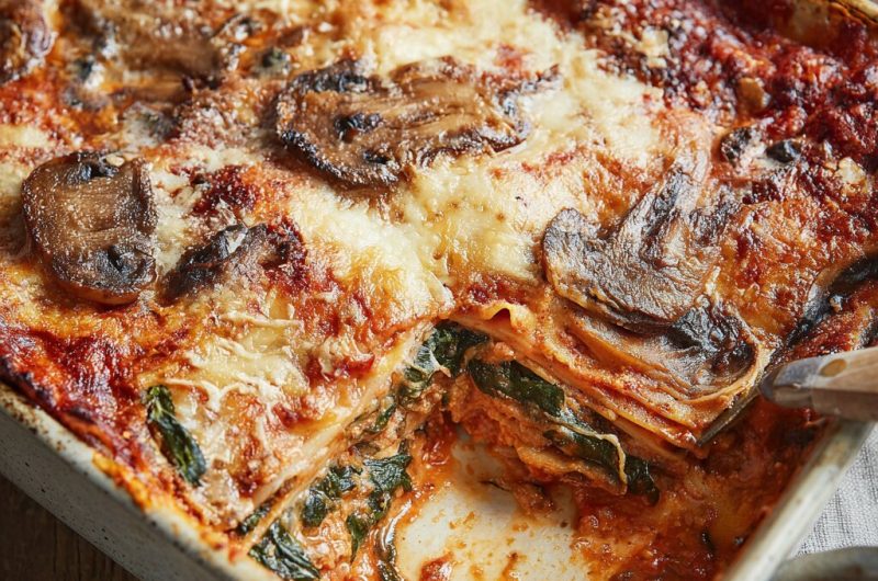 Mary Berry Spinach And Mushroom Lasagne Recipe
