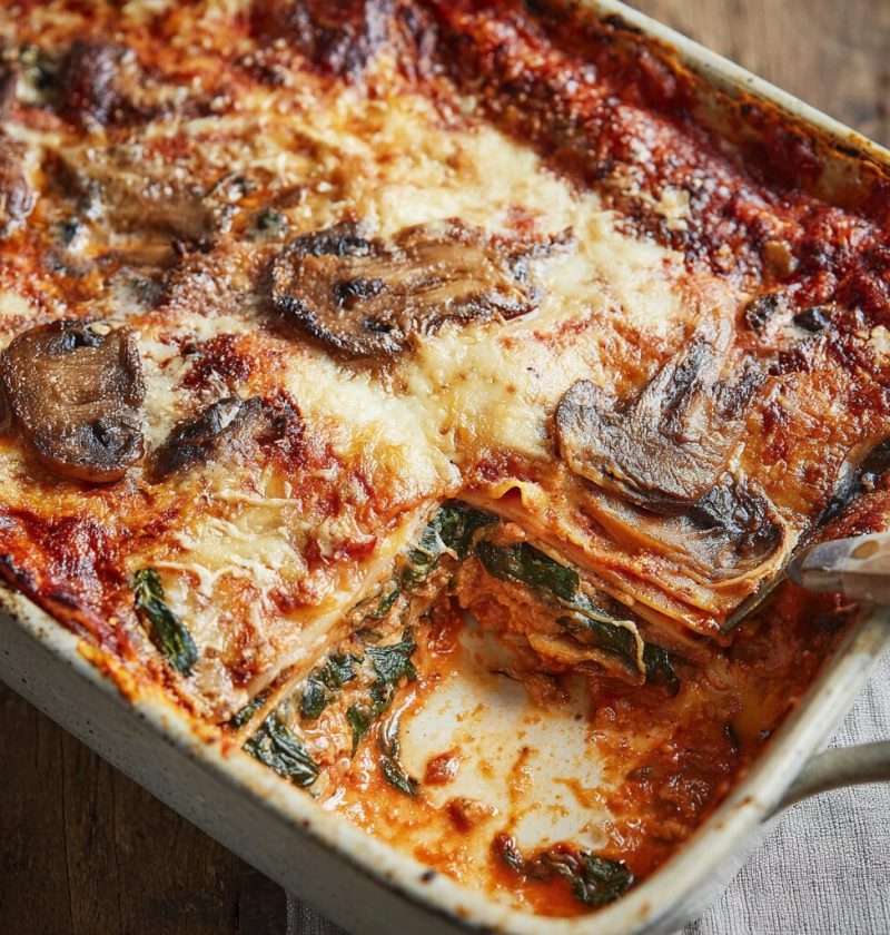 Mary Berry Spinach And Mushroom Lasagne Recipe